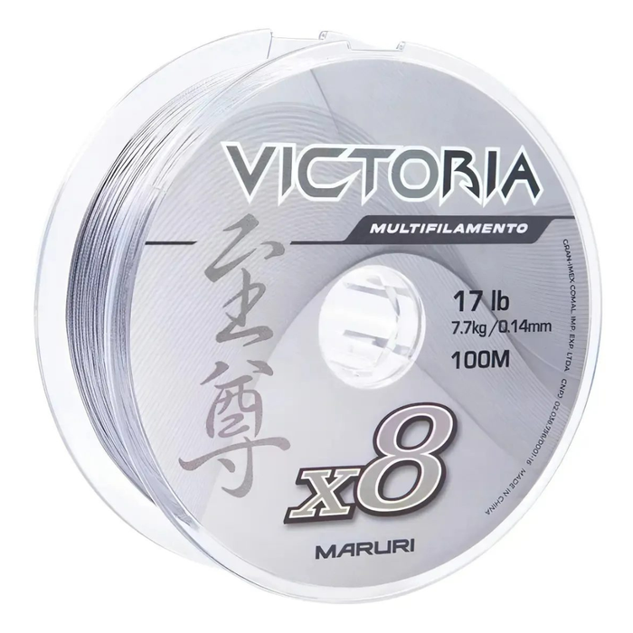 Linha Maruri Victoria Multifilamento 8X Cinza