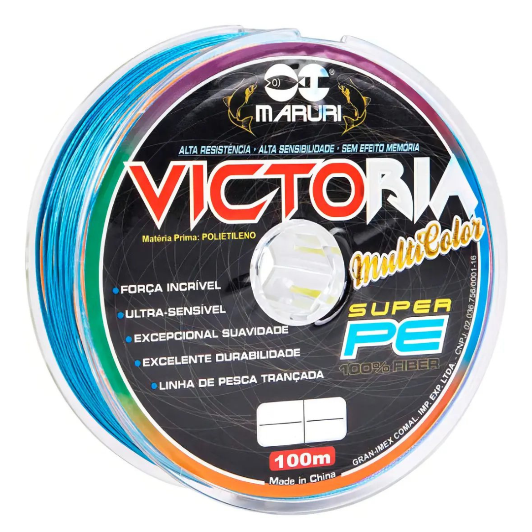 Linha Multifilamento Maruri Victoria Multicolor Super PE
