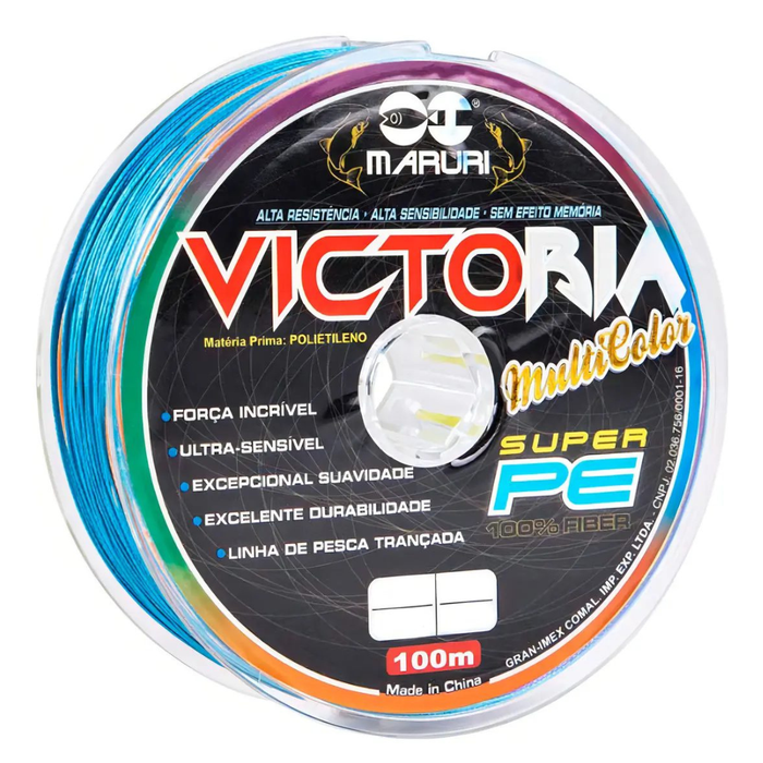 Linha Multifilamento Maruri Victoria Multicolor Super PE