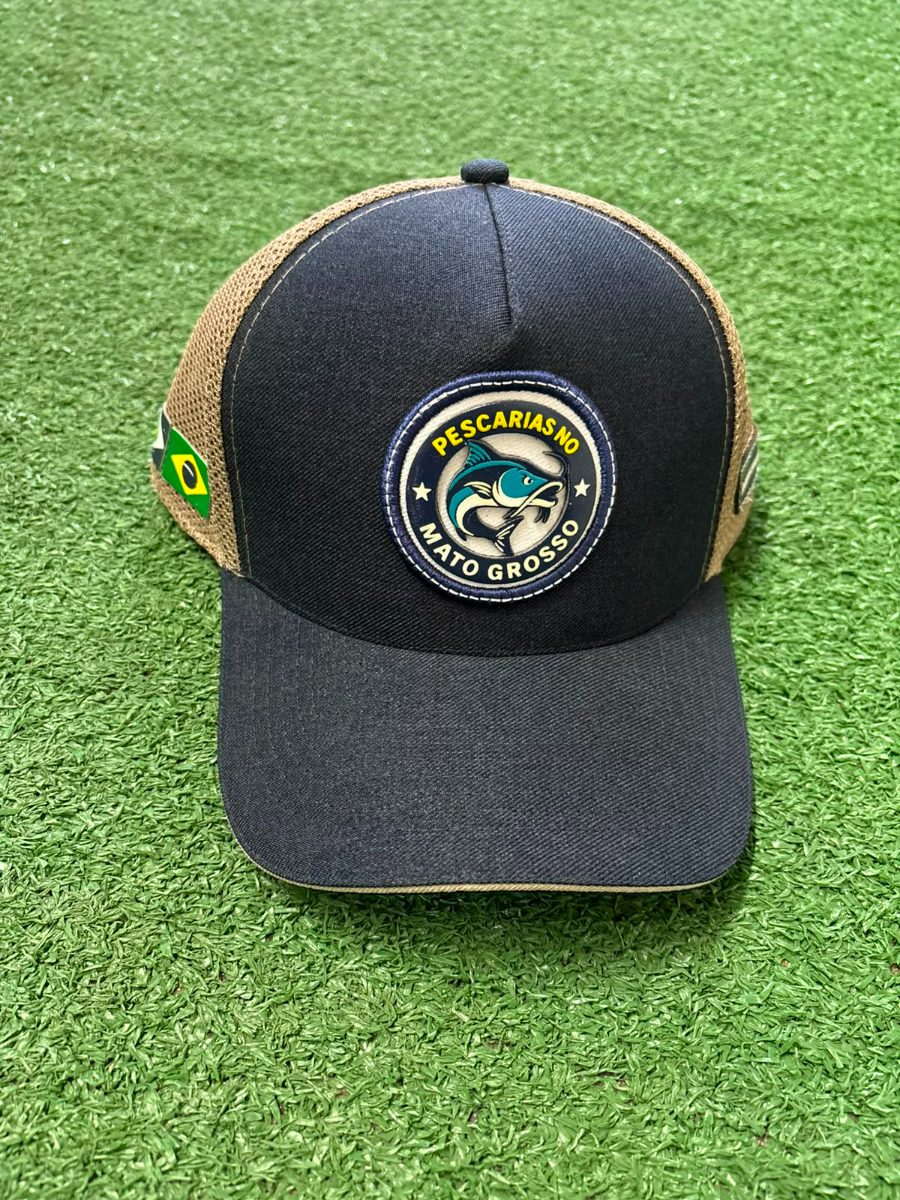 Boné Pescarias no Mato Grosso Trucker