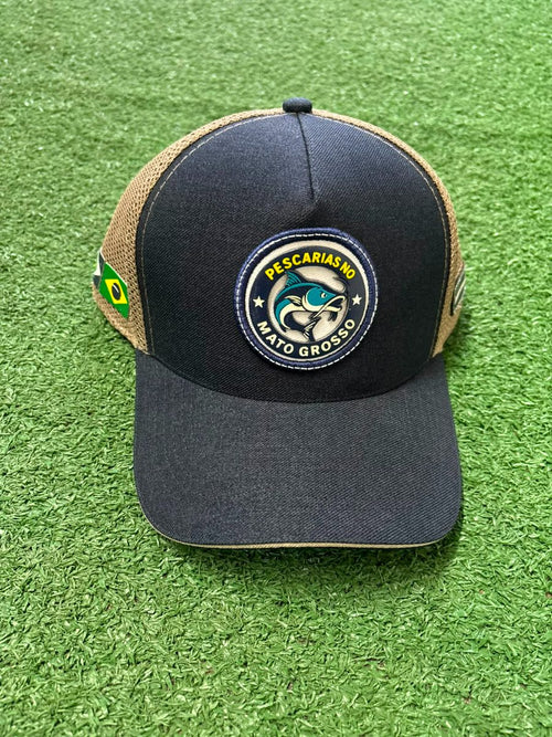 Boné Pescarias no Mato Grosso Trucker