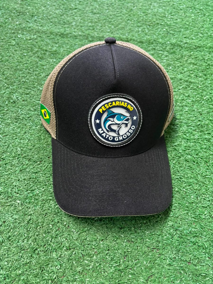 Boné Pescarias no Mato Grosso Trucker