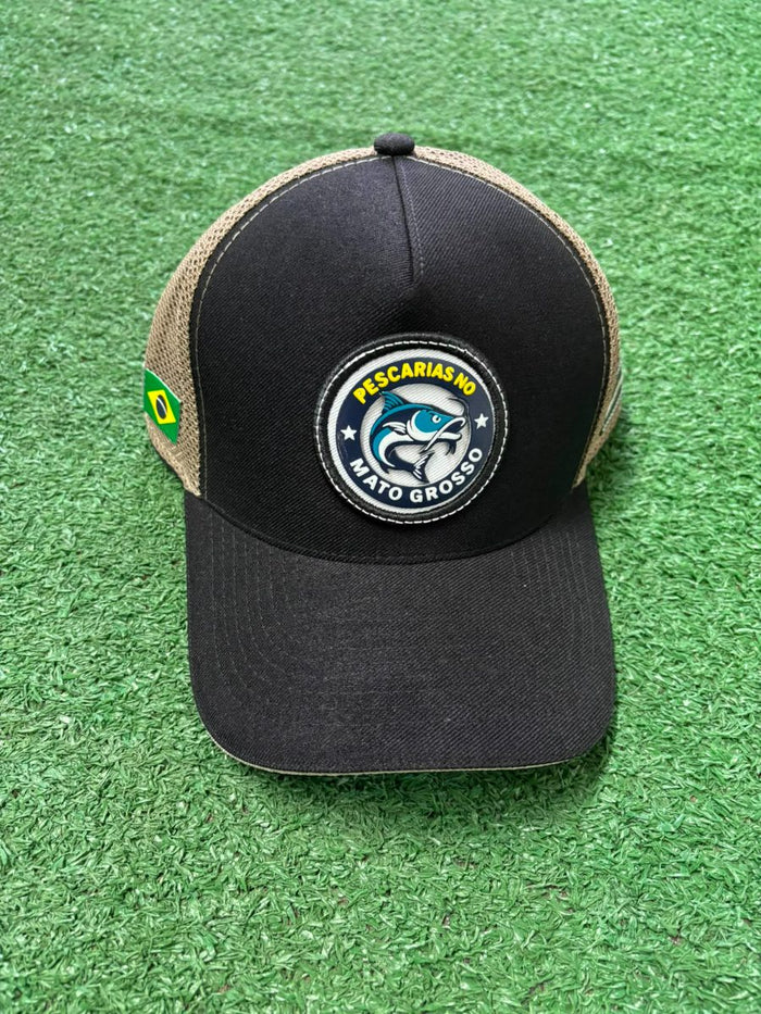 Boné Pescarias no Mato Grosso Trucker