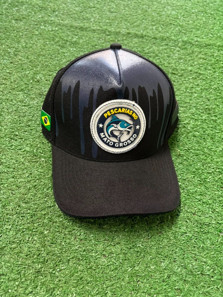 Boné Pescarias no Mato Grosso Trucker