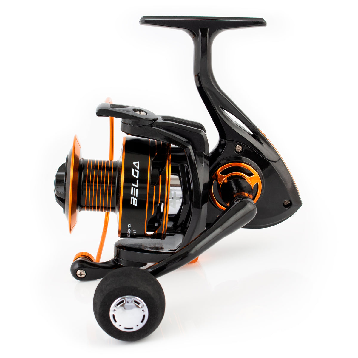 Molinete Belga 20 Preto - Albatroz Fishing