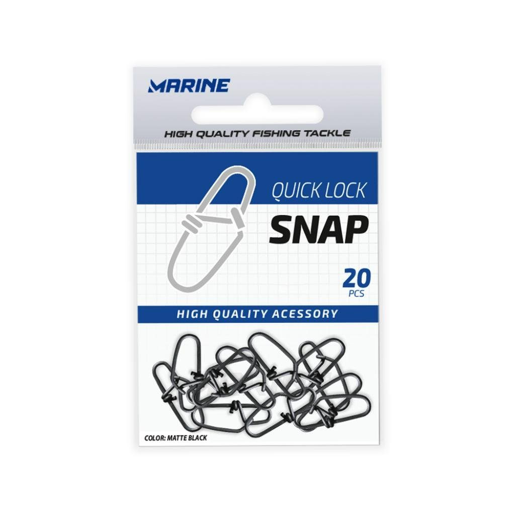 Snap Marine Quick Lock CT Nº 2 55lbs com 20 Unidades
